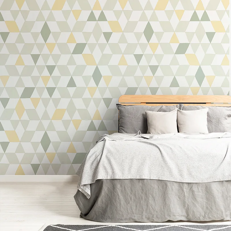 Triangles - Buy wallpapers of best designs for home hall (living room),  bedroom, kitchen, office walls online