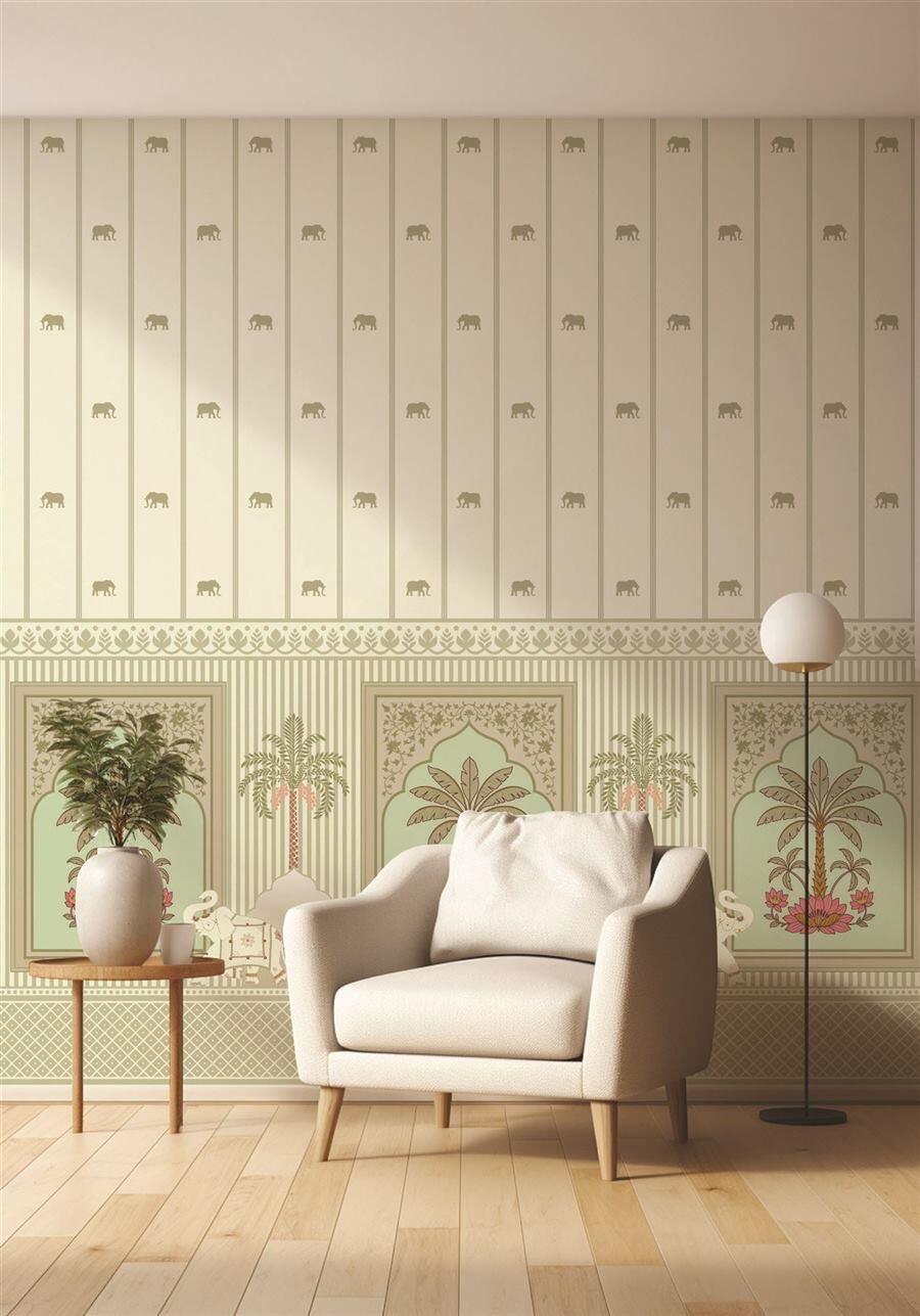 Elephant Mural classic wallpaper – The Wall Chronicles