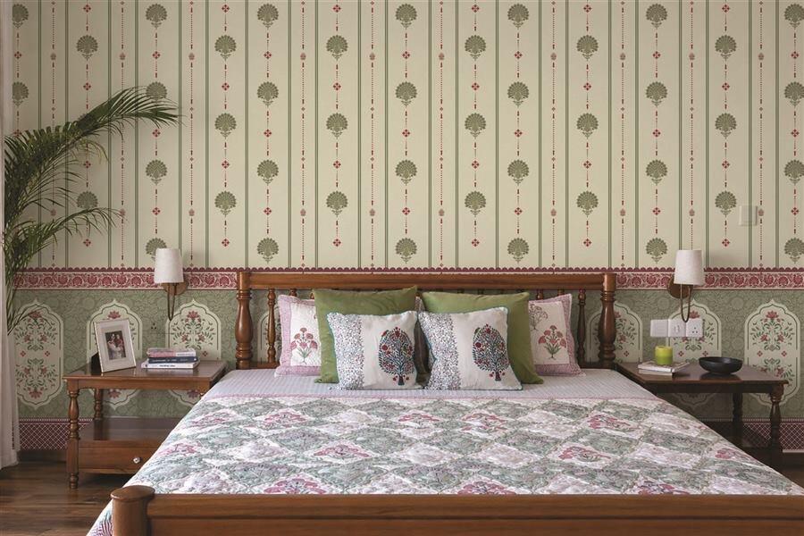 Peacock and Petals classic wallpaper – The Wall Chronicles