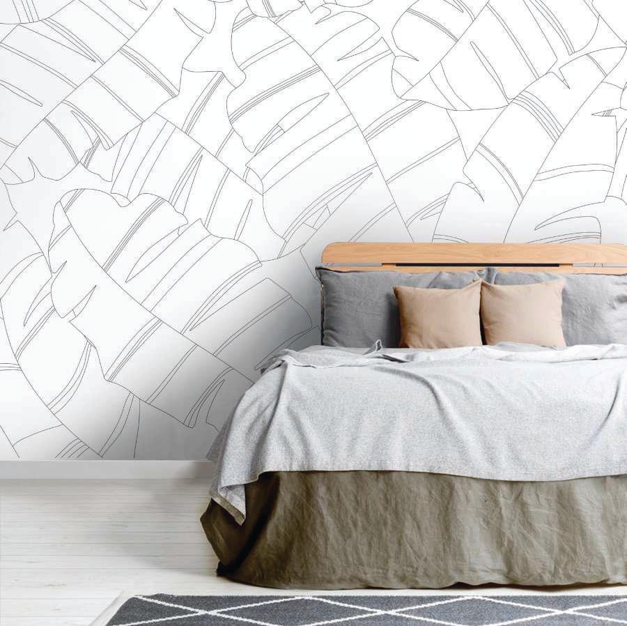 Banana Leaf floral wallpaper – The Wall Chronicles