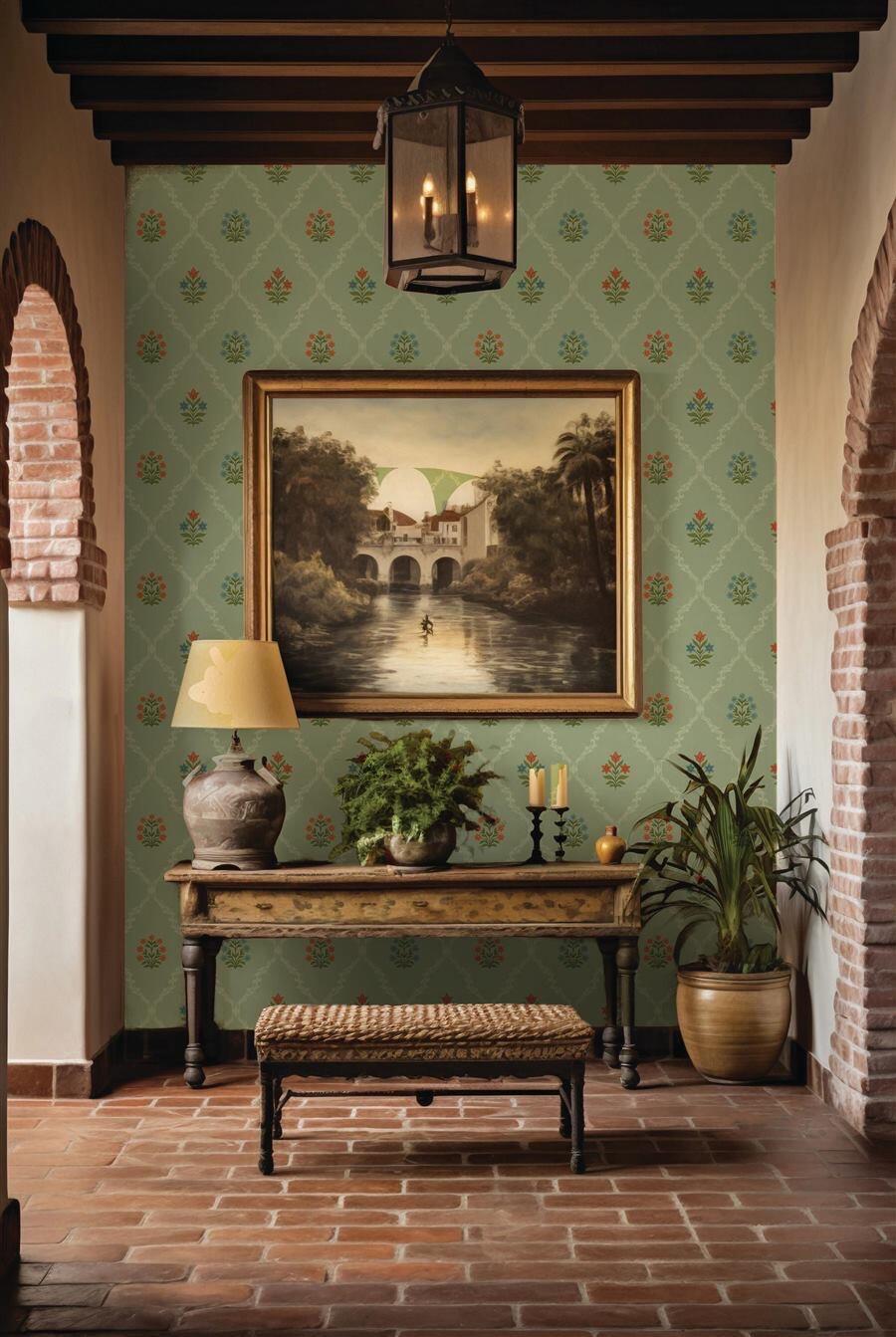 Garden Motifs floral wallpaper – The Wall Chronicles