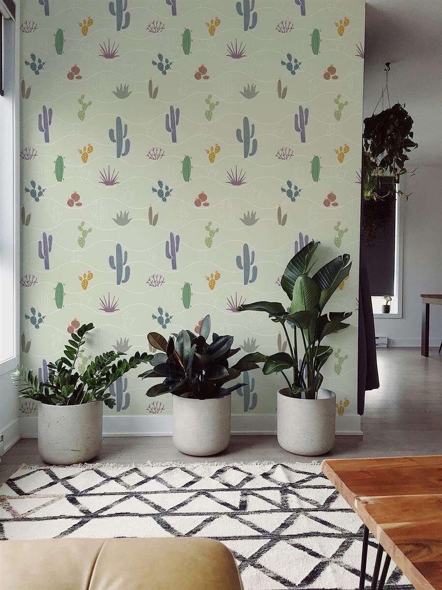 Cactus Garden kids room wallpaper – The Wall Chronicles