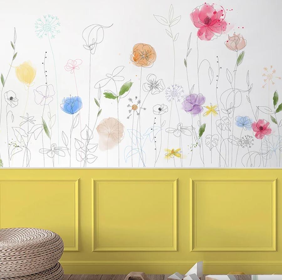 Florets kids room wallpaper – The Wall Chronicles