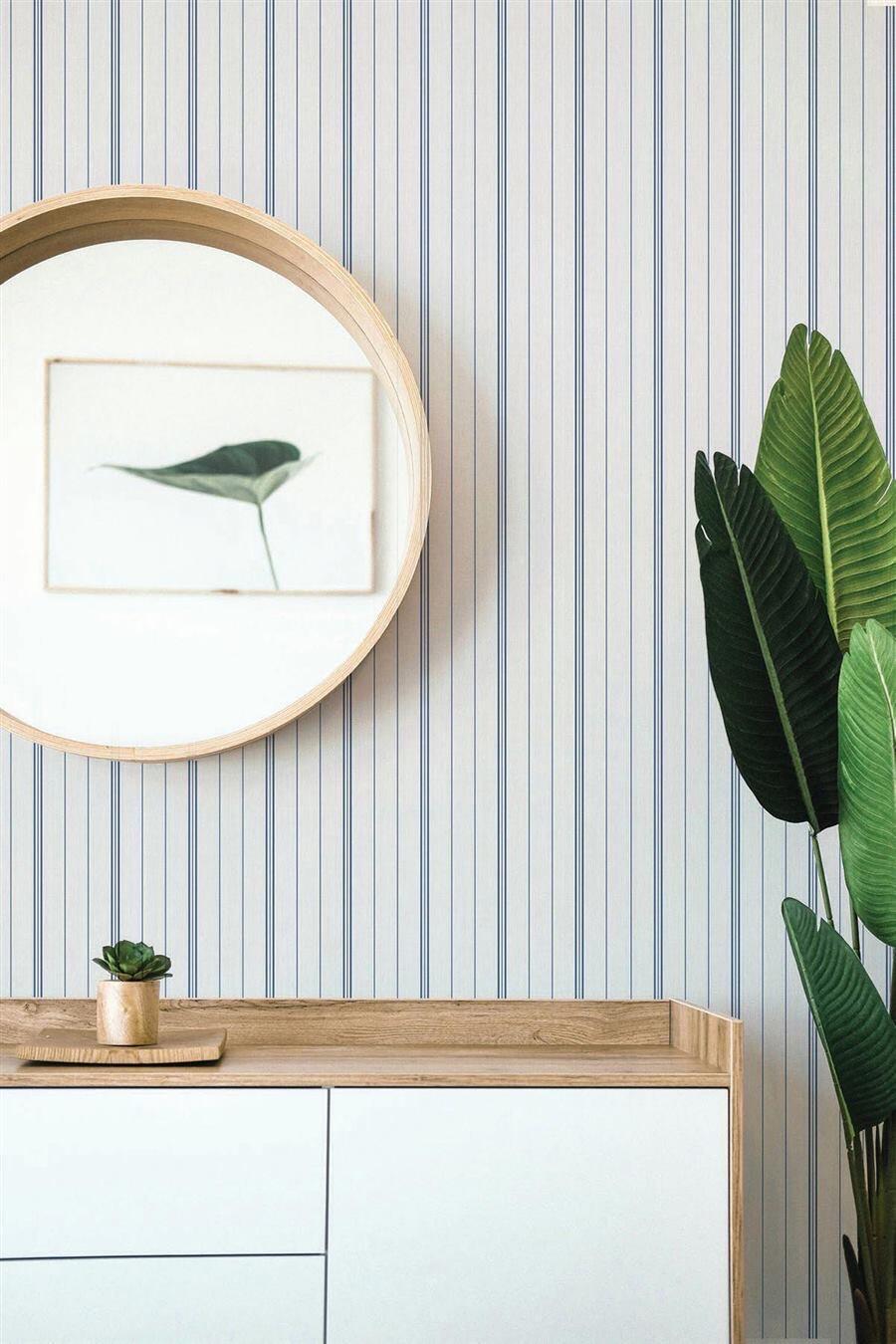 Coastal Stripes modern pattern wallpaper – The Wall Chronicles