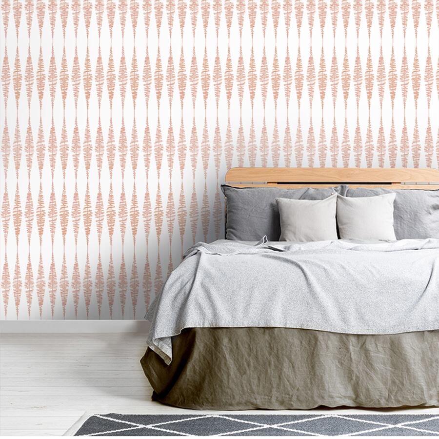 Frequency Peach modern pattern wallpaper – The Wall Chronicles