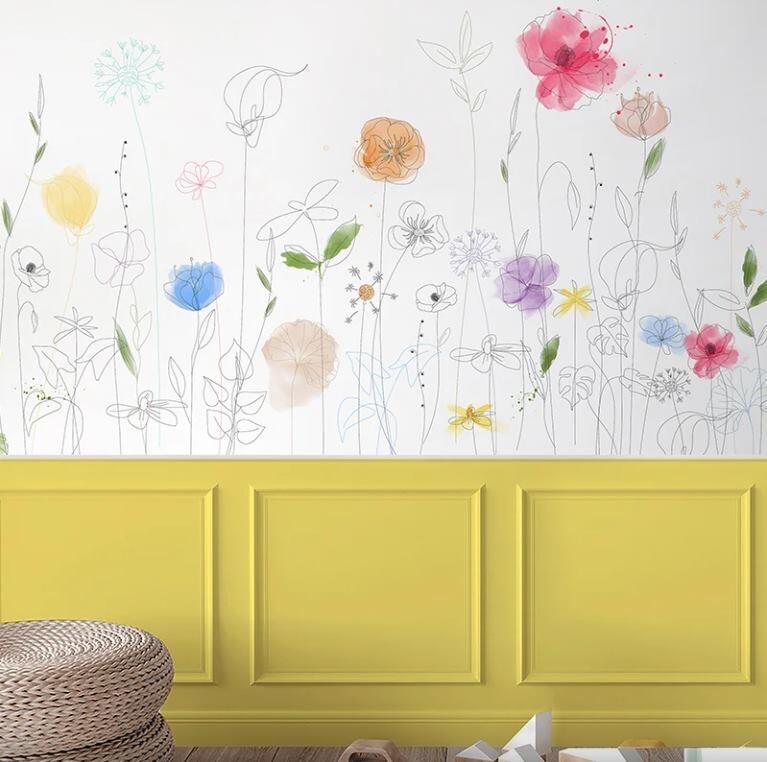 Florets botanical wallpaper – The Wall Chronicles