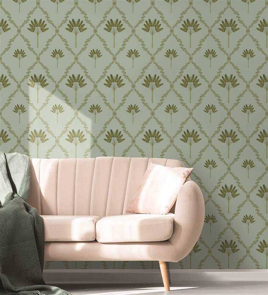 Palm Trellis botanical wallpaper – The Wall Chronicles