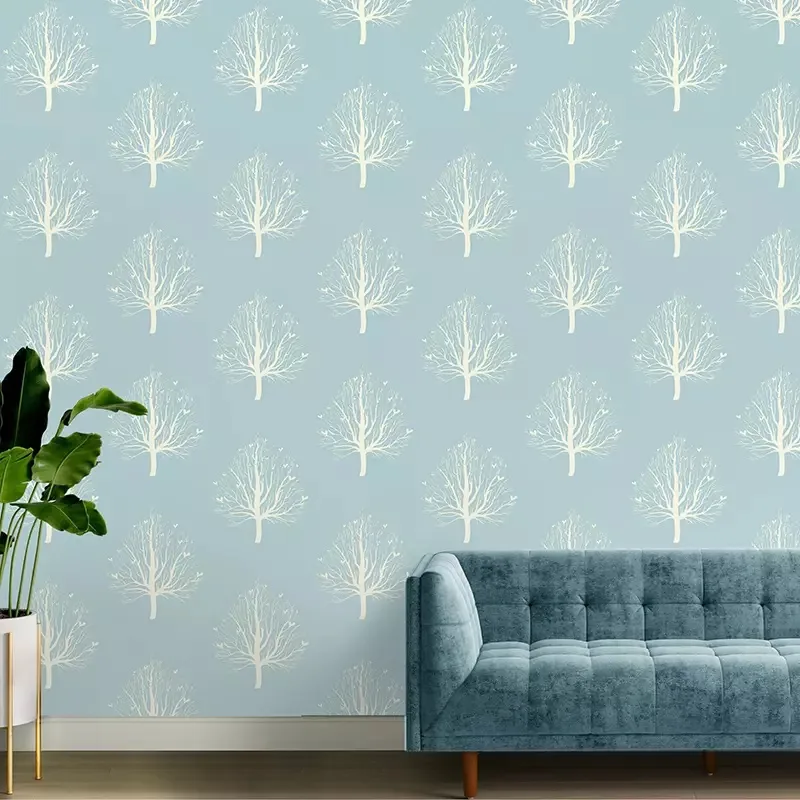 White Hearts botanical wallpaper – The Wall Chronicles