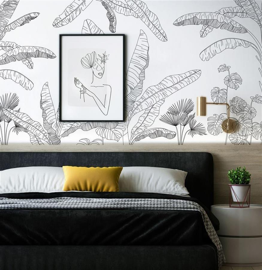 Banana Sketch bedroom wallpaper – The Wall Chronicles