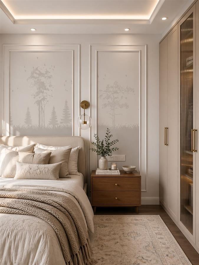 Forest Silhouette bedroom wallpaper – The Wall Chronicles
