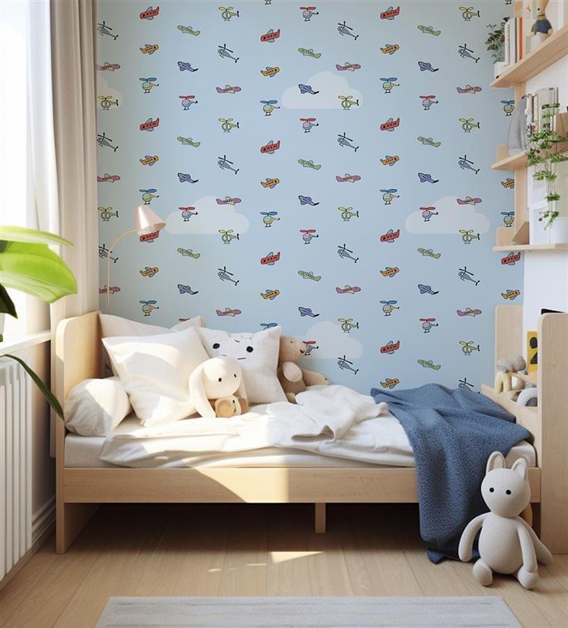 Helicopters bedroom wallpaper – The Wall Chronicles