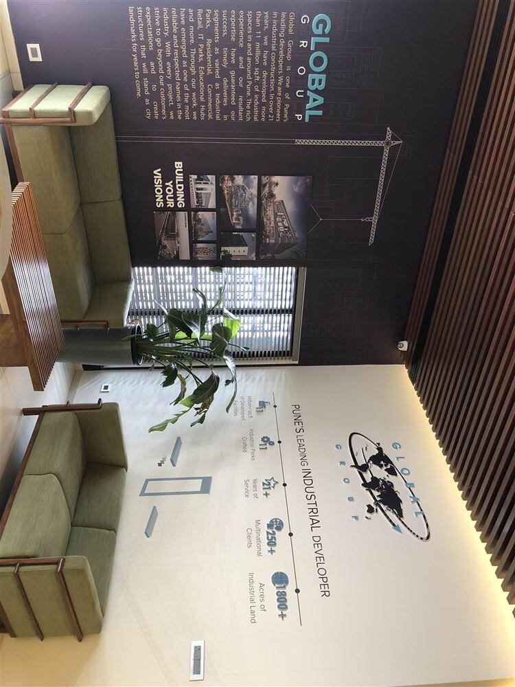 Global Inspira commercial wallpaper installation