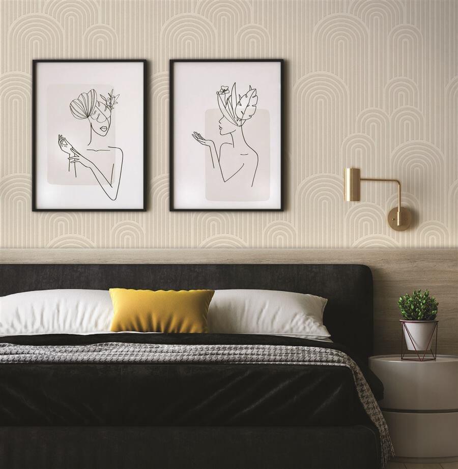 Geometric Arches wallpaper – The Wall Chronicles