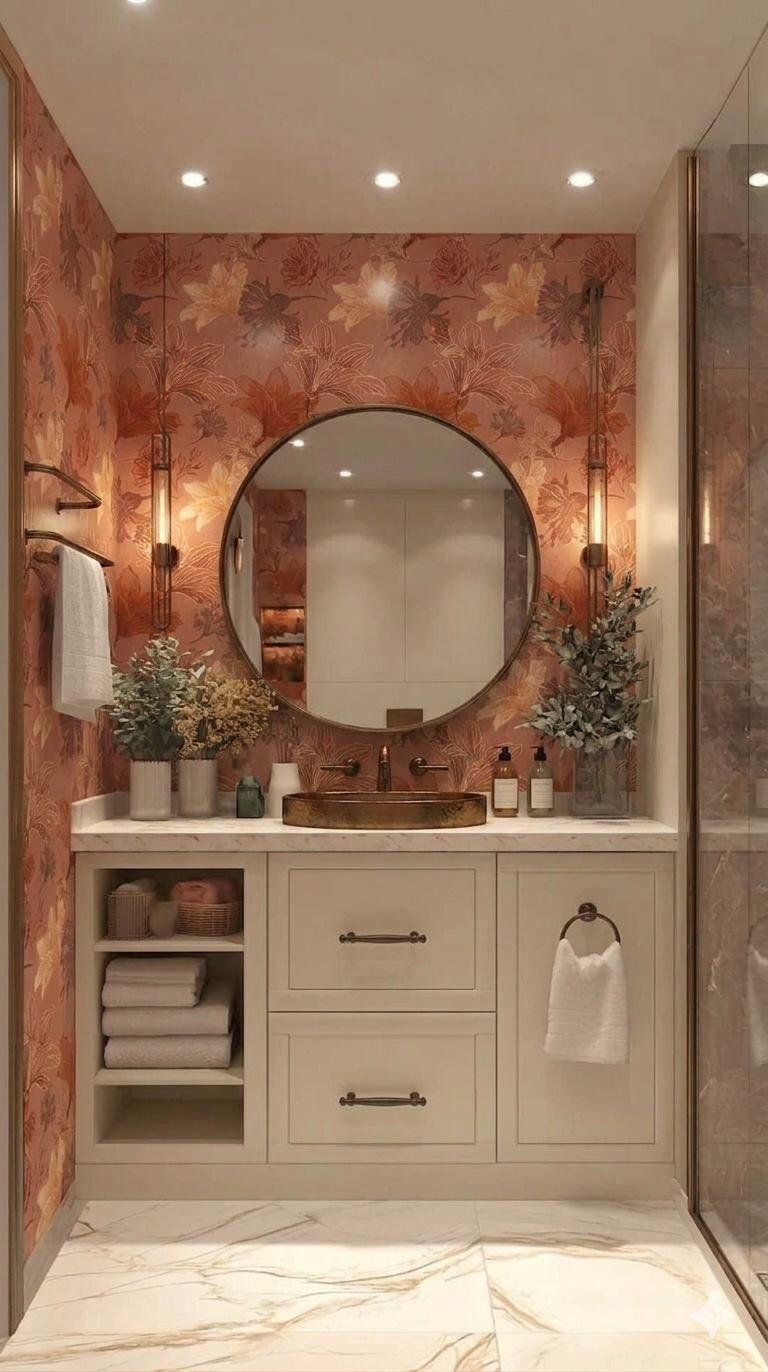 Powder room wallpapers – The Wall Chronicles