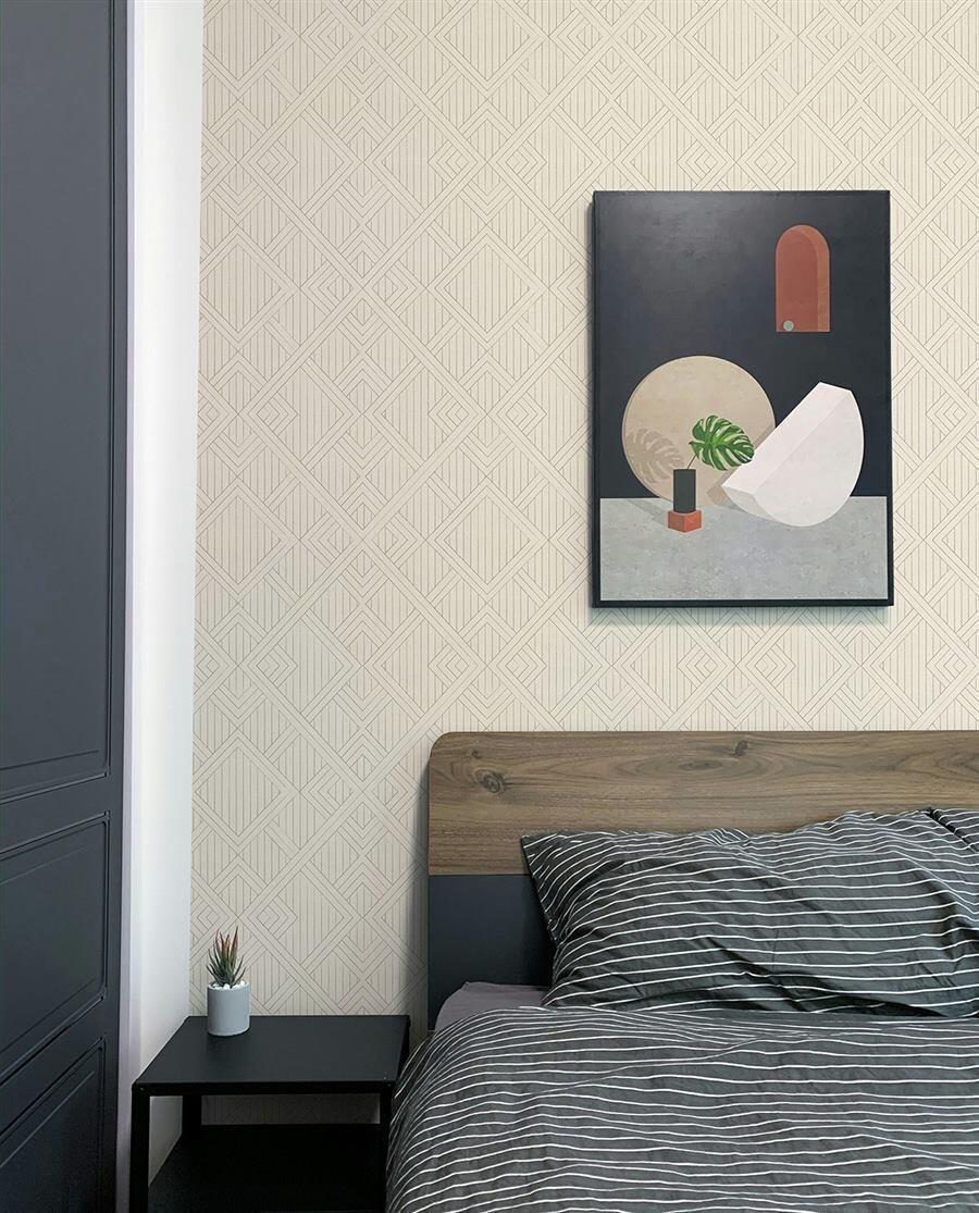 Diamond Weave repeat pattern wallpaper – The Wall Chronicles