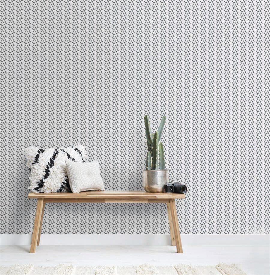 Retro Herringbone repeat pattern wallpaper – The Wall Chronicles