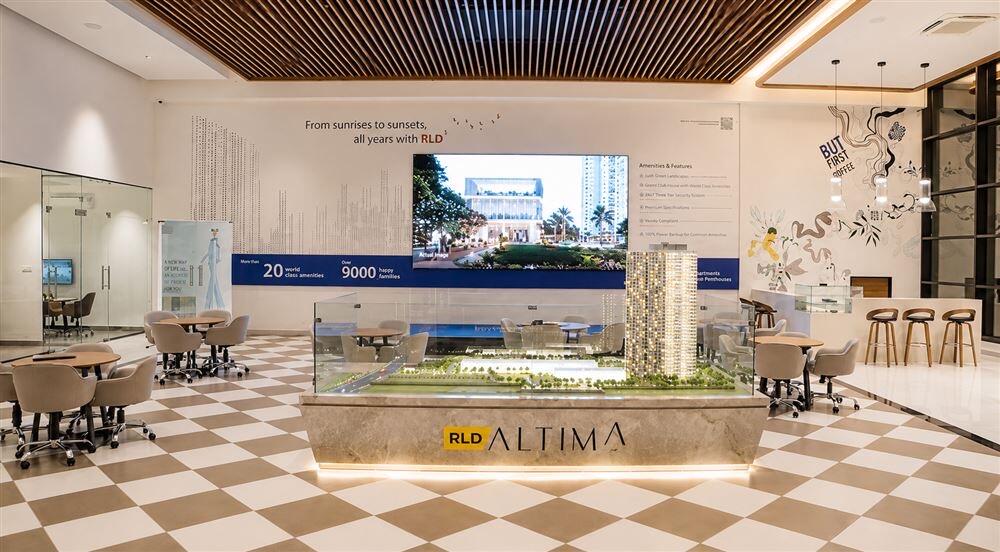 RLD Altima commercial wallpaper installation