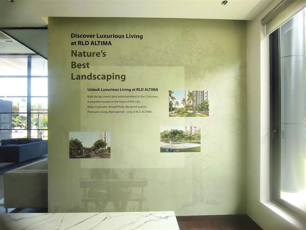 RLD Altima commercial wallpaper installation