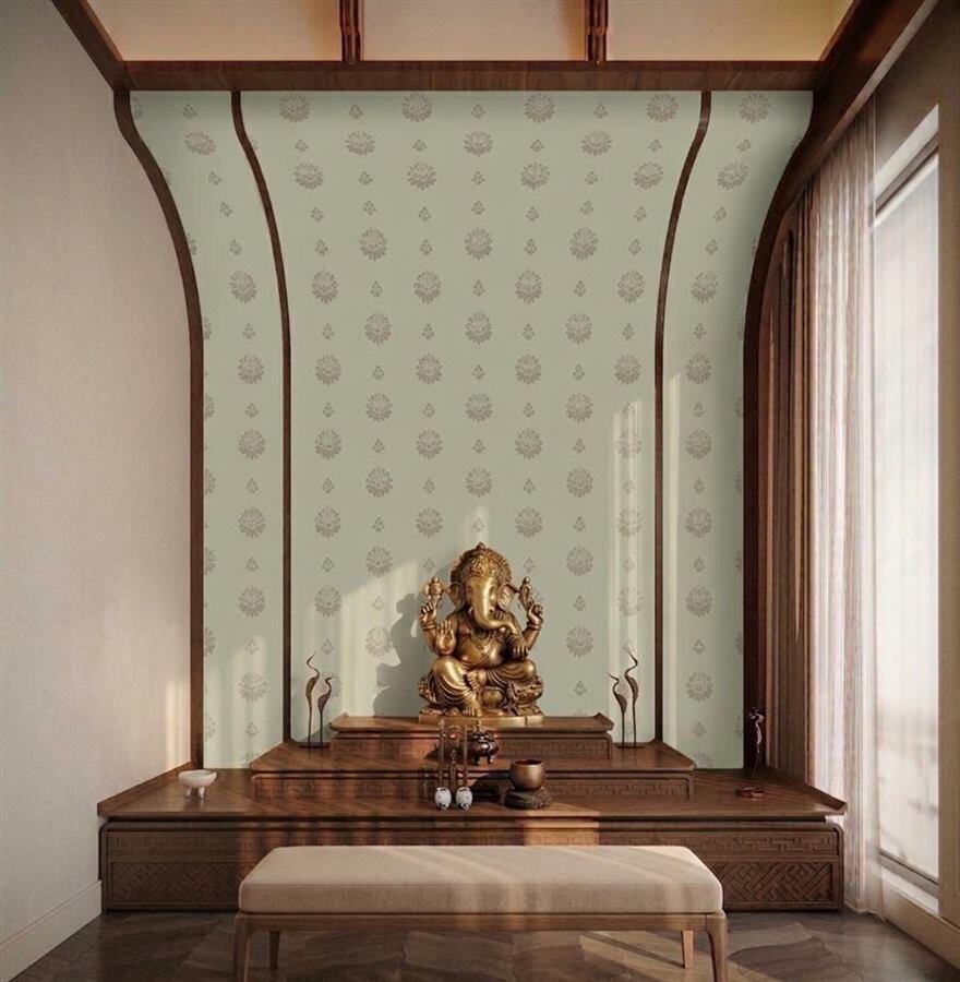 Heirloom Motif temple wallpaper – The Wall Chronicles