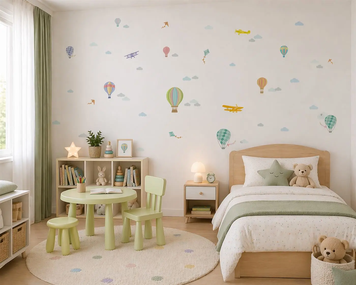 Hot Air Balloons wall stickers