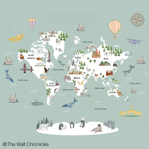 Worldmap-Design-Wallpapers-2 | TheWallChronicles.Com